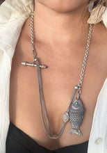Sterling Silver Articulated Fish Pendant