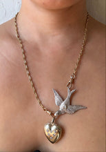 Cavalier Chain with swivel dog clasps in Gold Fill and Esprit Sparrow Necklace