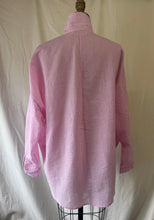 Le Chemise Collared Shirt in Cotton pink stripe seersucker