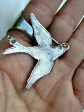 Esprit Sparrow in Silver with Diamonds on a Silver Scotish watch chain necklace