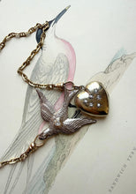 Cavalier Chain with swivel dog clasps in Gold Fill and Esprit Sparrow Necklace