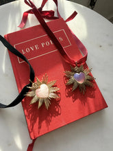 SACRÉ CŒUR Antique Moonstone 18k with French Black Velvet Ribbon