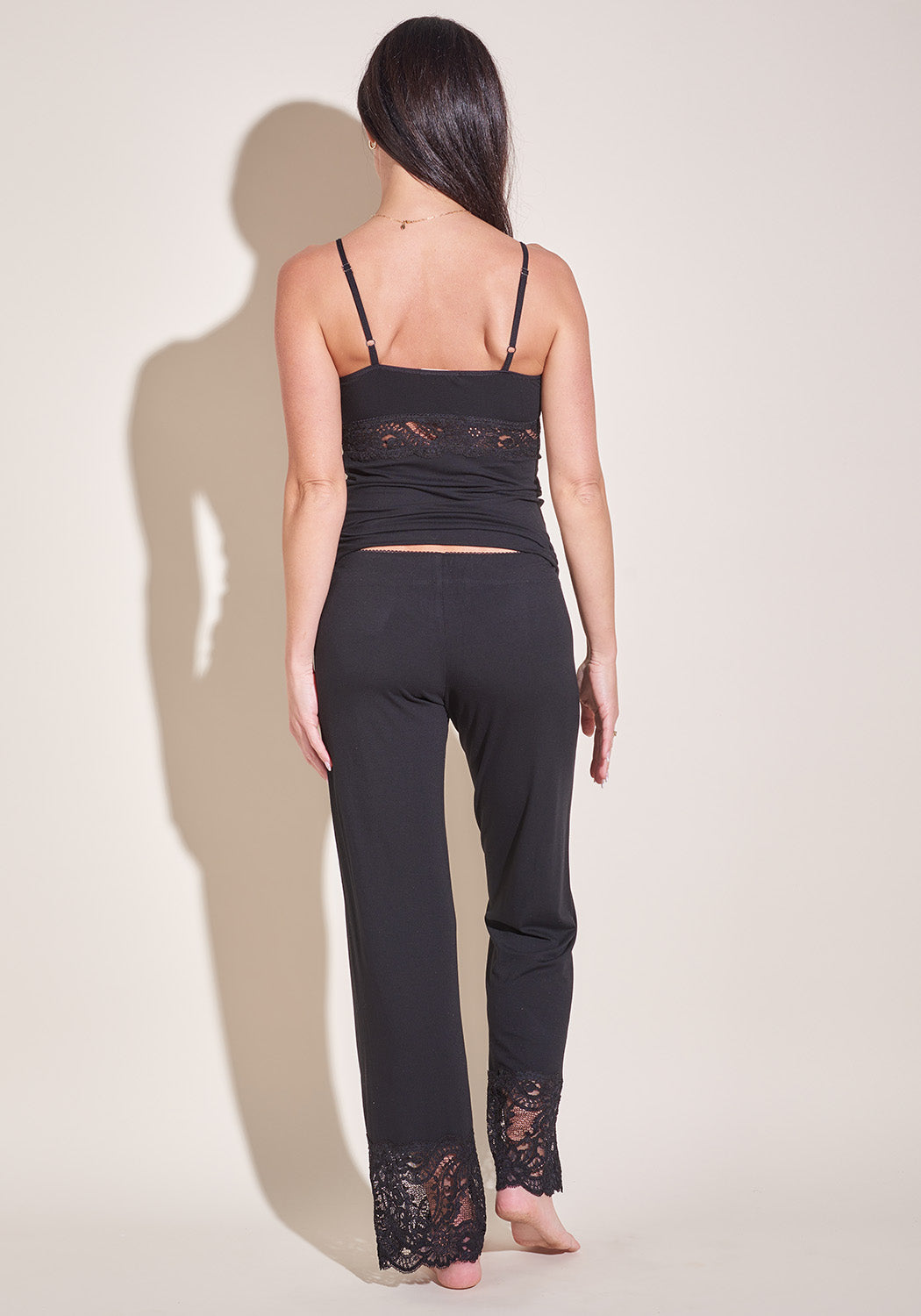 Belucci Camisole and Drawstring Pant TENCEL Modal Set in Grape