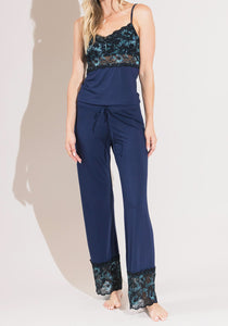 BUNDLE Belucci Camisole and Drawstring Pant & Ellie Batwing Top TENCEL™ Modal Set in Celestial Navy