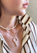 The CASCIA Pearl Letter Pendant Necklace