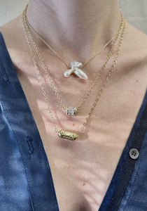 Paloma Pearl 14k in Linguini Chain Necklace