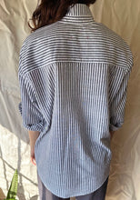 Le Classic Linen and Cotton  Shirt in Franco Stripes