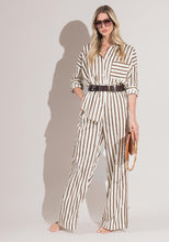 Joie Washable Trouser Pant in Organic French Cotton Hermes Stripe