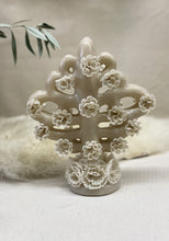 "Natale" Ceremonial Beeswax Flower Candle in Oatmeal ONLINE EXCLUSIVE