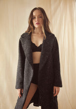 Claudine Boucle Coat with Leather Covered Buttons ONLY FEW LEFT!