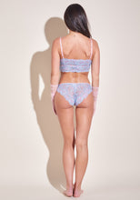Kiki French Lace Bralette & Bikini Set in Blue Iris