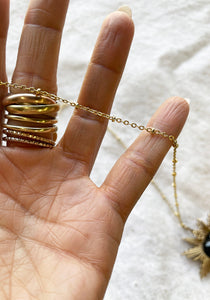 SACRÉ CŒUR Antique Gold Amethyst 18k Necklace